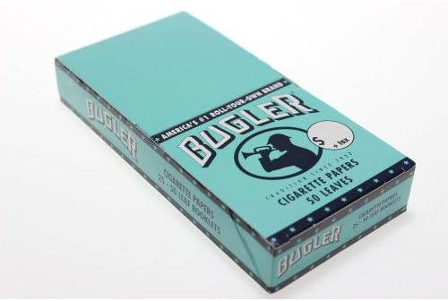 BUGLER Cigarette Papers 50 Leaves UNFLAVORED Flavor Pack of 25