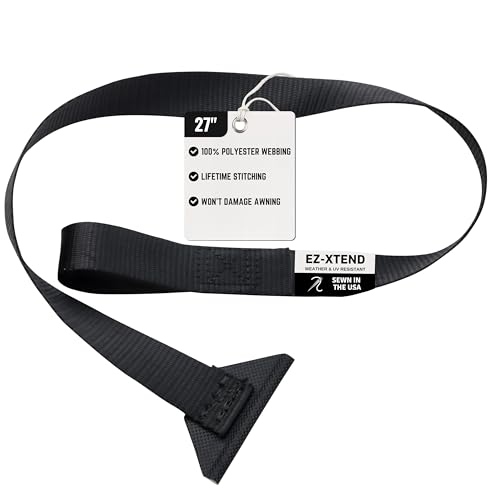 EZ-Xtend RV Camper Window Awning Pull Strap. Replacement Strap Made with UV Polyester Webbing Lifetime Thread for Easy Operation RV Patio Window Awning. Sewn in USA (27)