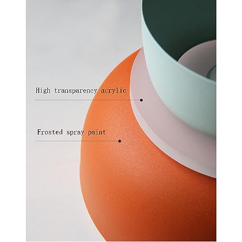Suspension simple à vis E26 PHASZ avec lustre plafonnier coloré design Macarons - 7