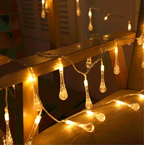 Guirlande lumineuse 20 LED élimine les fils visibles grâce à son boîtier piles portatif