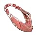 Produktbild Dicomi Haarband Damen Sommer Boho Blumenknoten Stirnband ElastischWrap Turban Haarband Sport Haarband Rosa
