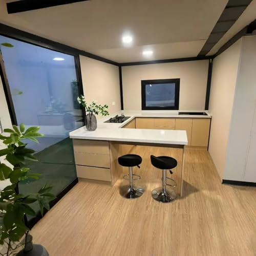 Modular Prefab Tiny Home for Sale, Container House Prefabricated Tiny House to Live in for Adults with 2 Bedrooms a Bathroom and Kitchen,Expandable Portable Mobile Tiny Homes for Sale for Living - Image 4