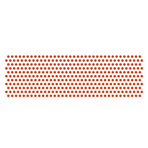 Image of Comet Busters Round Velvet Bindi for Women (BF-1) (Orange-3mm) (Pack of 10)