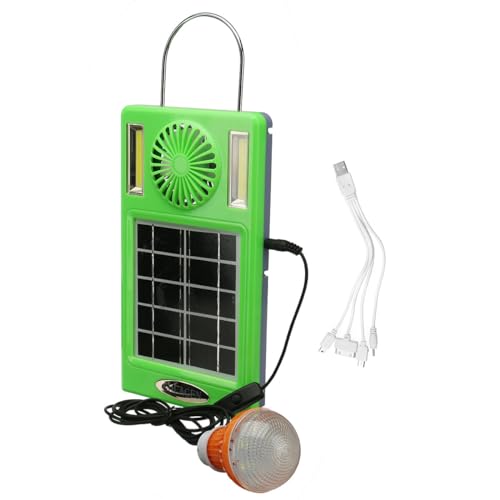 WnewTools 4-in-1 750lm Camping Light COB Work Light Solar Power Panel Fan Power Bank EDC Outdoor Travel