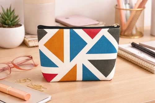 Image of Greencraft Makeup Pouch for Women | Multipurpose Pouch for Travel Carry Cute, Carry Smart & Your Daily Companion, Everywhere - Multicolor