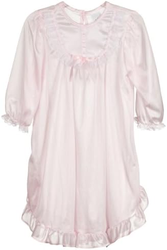 Laura Dare Baby Girls Pink Long Sleeve PJ Nightgown, 09m