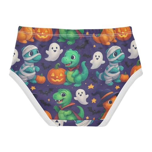 Joisal Cute Cartoon Dinosaurs Halloween Girls Underwear Toddler 2t Cotton Panties Little Girl Animals Briefs Underpants2