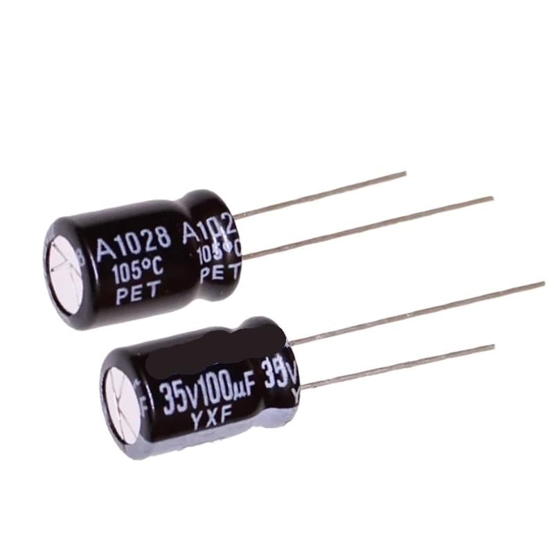 Condensateur 35V 2200uF 18X35 haute capacité pour un lissage de tension stable et fluide