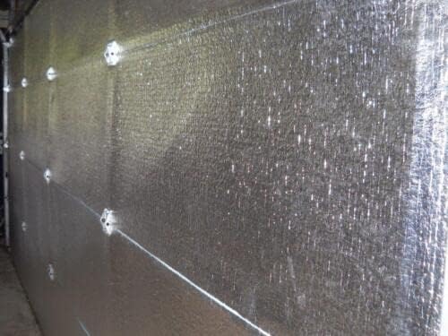 (2 Pack) Reflective Foam Core Insulation Garage Door Double Foil 21Inch x 16ft