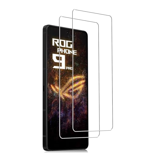 【二枚入り】FOR ASUS ROG Phone 9 / 9 Pro 用のガラスフィルム for ASUS ROG Phone 9 用のフィルム 液晶保護フィルムfor ASUS ROG Phone 9 Pro 用のケース 強化保護ガラス 硬度9H 衝撃吸