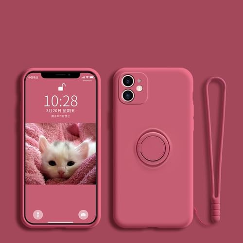 Coque magnétique en silicone iPhone 15 Pro pour garder les mains libres en ville