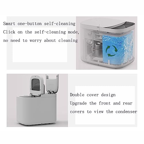 Máquina fabricadora de hielo portátil para countertop 30lbs/día miniatura 4