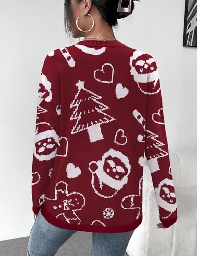 Image of Zeagoo Sweaters for Women Fall Outfits Trendy 2025 Long Sleeve Shirts Bussiness Casual Knit Pullover Sweater Tops