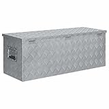 vidaXL Werkzeugbox Aluminium 110,5×38,5x40cm Alu Box Koffer Transportkiste - 5