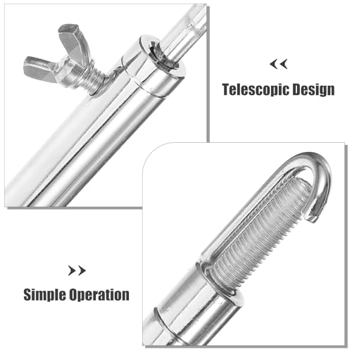 Tige de support de capot robuste en alliage argenté pour mécanique automobile - 3
