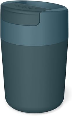 Joseph Joseph Sipp™ Travel Coffee Mug with Flip-top Cap - 340 ml 12 fl. oz - Blue