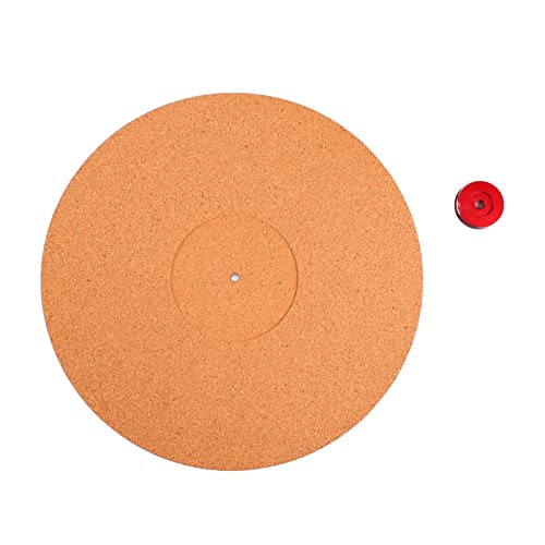 Tapis de tourne-disque en liège anti-patinage et absorbeur de chocs