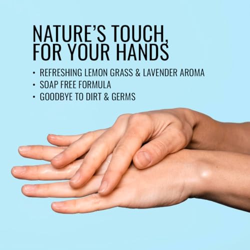 Image of Morpheme Remedies Hand Wash Lemongrass & Lavender, Anti Bacterial, 250ml - Soap Free Hand wash