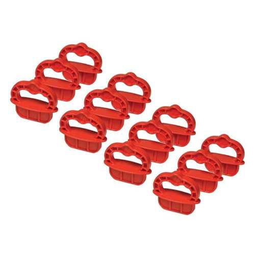SEWOART 12pcs Mezzanine Spacer Tool for Deck Board Spacing Composite Decking Alignment Spacer Rings Deck for Even Gaps Between Boards for Patio Installation