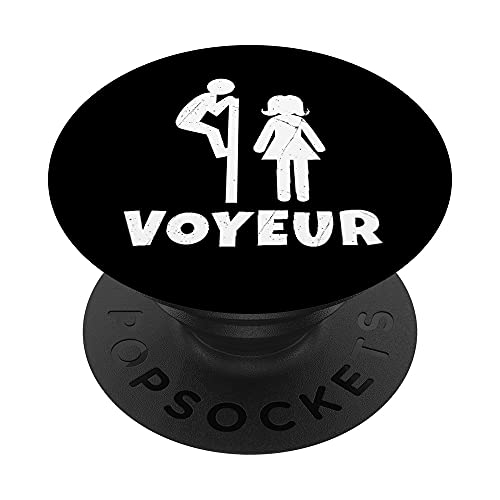 Funny Voyeur WC Toilet Male Peeping PopSockets Grip