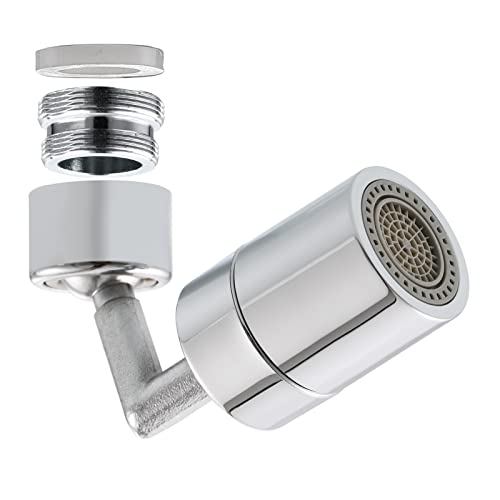 Aérateur de robinet 1,8 GPM orientable à 360 degrés en finition chromée