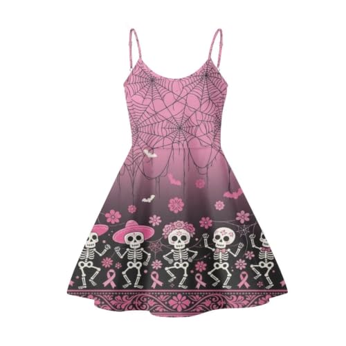 Image of Cozeyat Women Girls Summer Sleeveless Dress Casual Swing Beach Cover Up Knee Length Dresses,Large Size XS-4XL