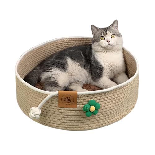 WANQIU �����[�v�҂ݔL�x�b�h �L �n�E�X �J�S �x�b�h �L�X�X�y�[�X �L������ ���� �Ђ���ی^�y�b�g�x�b�h, �l�R �܌��� ��v�Œ����� �߂Ƃ� �L �� �҂ݍ��� �ʋC���ǍD �ėp�x�b�h �B��� �����΍� (�J�[�L�F, M-40cm) (�J�[