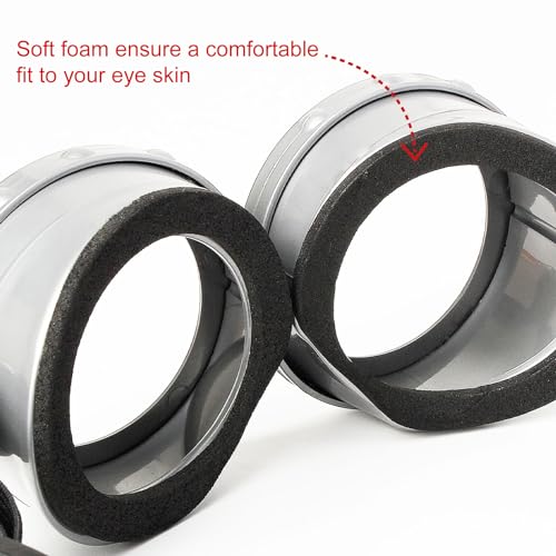2 Pack Halloween Goggles for Adult Kids, Goggles Glasses Costume Accessories for Men Women Cosplay Party Set3