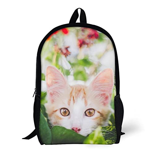 Sac à dos chat 3D imperméable et résistant pour les voyages