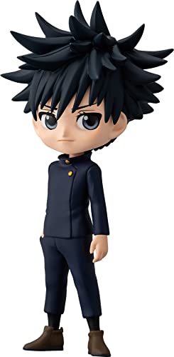 Banpresto Jujutsu Kaisen QPosket Mini Megumi Fushiguro Figurine, 7 cm Hauteur, Multicolore