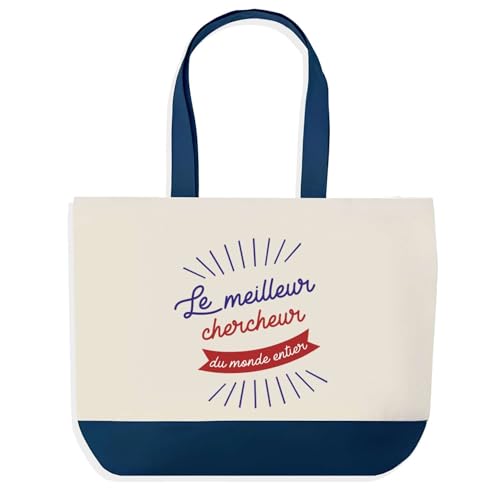 Sac de shopping bleu chercheur pour ranger grand sac de course