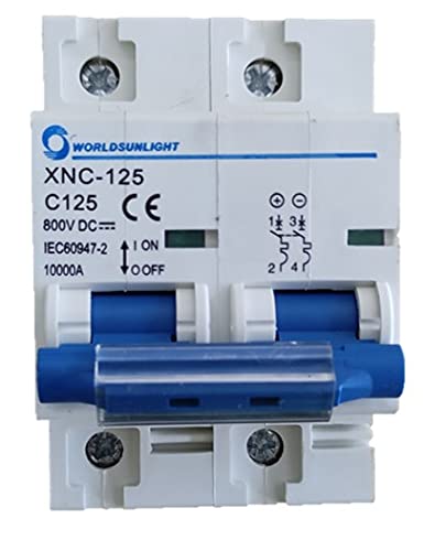 World Sunlight Solar 2P DC MCB (125A 2P 800V)