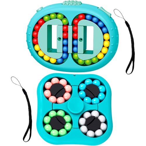 2 PCS Frijoles Mágicos de Juguete, Magic Bean Cube Juguetes de Cubo de Frijol Mágico Frijoles Mágicos de Juguete Fidget Spinners Juguetes Educativos Regalos de Fiesta para niños niños y niñas