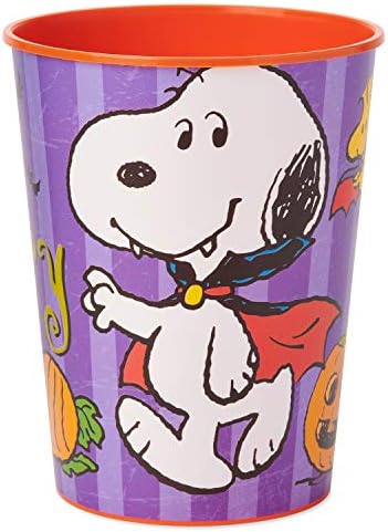 American Greetings Kids Halloween Party Supplies, Snoopy Reusable Plastic Cups (8-Count)
