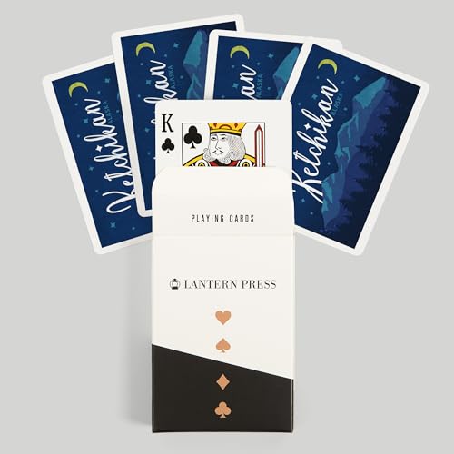 Baraja Lantern Press Ketchikan, Alaska, Poker 52 cartas miniatura 6