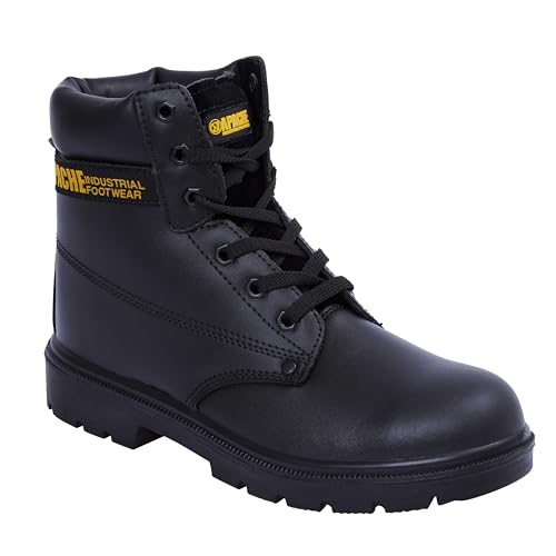 Sterling Safetywear AP300 Size 11 - Botas de cuero para hombre, color negro, talla 45.5