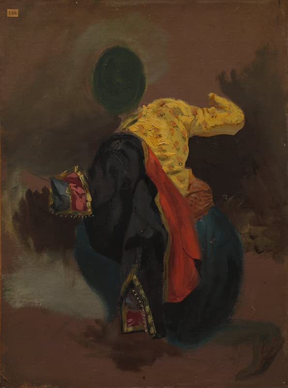 Lienzo artístico TVLAR de 60x90cm: la emblemática obra de Eugene Delacroix premium