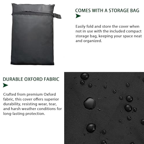 Image of Treadmill Cover, Running Machine Cover, Oxford Cloth Waterproof Dustproof Exercise Equipment Protect with Drawstring and Storage Bag for Outdoor Indoor