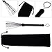 1pair Retractable Drum Brushes with Storage Bag Wire for Jazz and Percussion Instruments for Drummers and Beginners