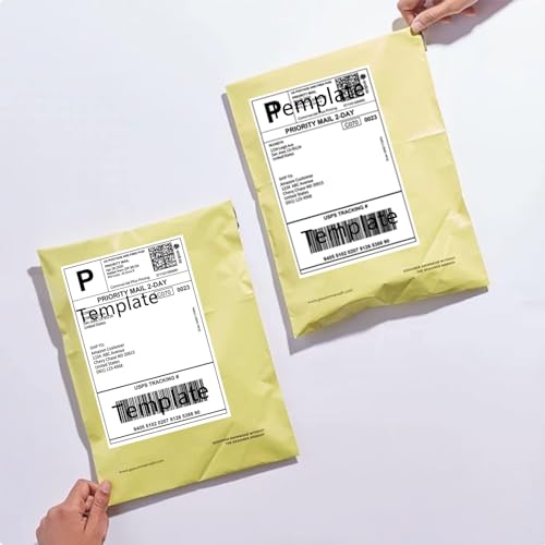 Fanfold Thermal Labels 4x6, Perforated Postage Thermal Label Paper Compatible with Zebra and Rollo,1 Stack-500 Labels image 2