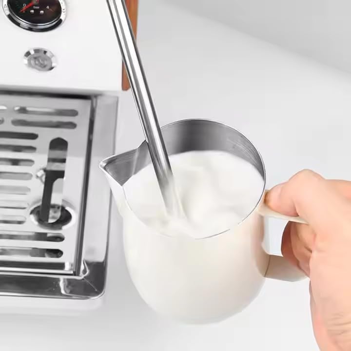 Máquina de Espresso Comercial 2 Grupos 6000W 220V Trifásico – Cafetera Profesional Semiautomática con Control PID, Sistema de 4 Calderas, Bomba Rotativa de 9 Bar y Varilla de Vapor para Café y Restaur