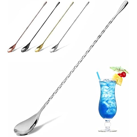 Cuchara de Mezcla de cóctel de Acero Inoxidable Cover