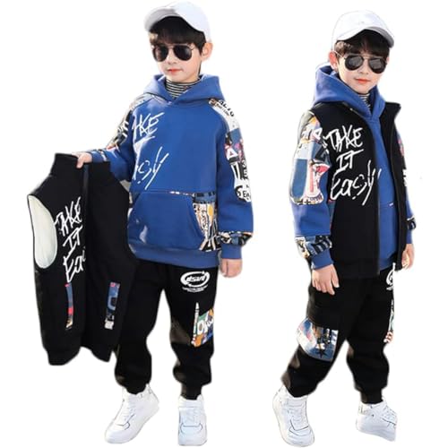 [OUBINEWER] W[W LbY ㉺Zbg j̎q xXg p[J[ Opc 3_Zbgq  t[ht {[CY ^ h AE^[ 120-170cm _Xߑ (150, fUCA/u[)