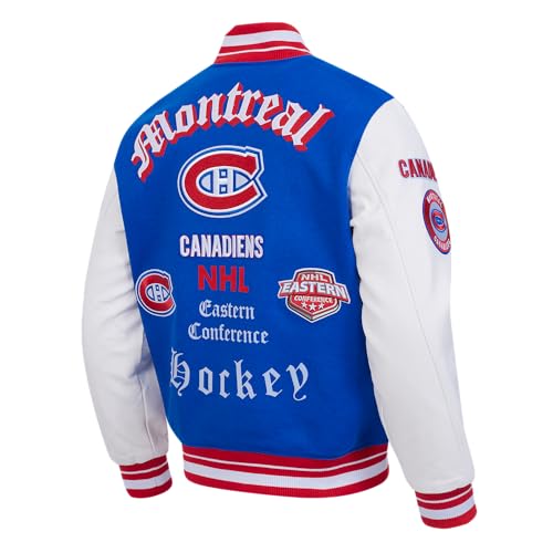 Image of Pro Standard Mens NHL Old English Varsity Jacket