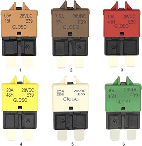 Interruptor del circuito DC28V 10A para evitar cambiar fusibles 3
