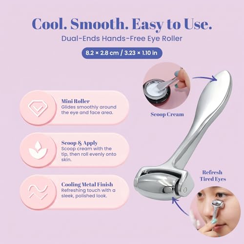 Image of ROSELYNBOUTIQUE Gua Sha Facial Tools & Stainless Steel Face Roller | Daily Skincare Routine