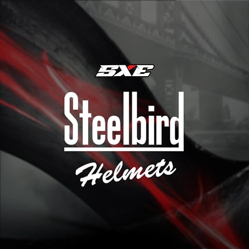 Image of Steelbird SBH 61 SXE Pinlock ISI and Dot Certified Full Face Helmet for Men and with Inner Silver Sunshield