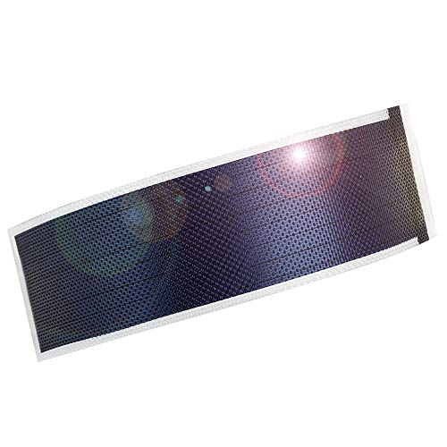 Flexible Solar Panel Solar Cell Small Thin Film Solar Panel DIY Solar Power Panel Science Experiments 0.5W/1.5V/360MA (White)
