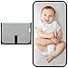 Baby Portable Changing Pad, Diaper Bag, Travel Mat Station, Grey Compact