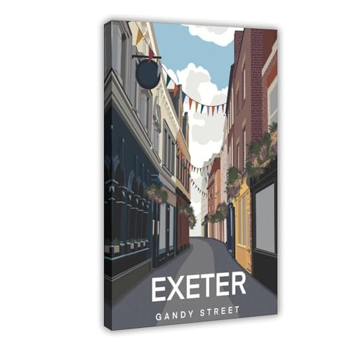 Toile Exeter Gundy Street pour habiller un mur vide de chambre